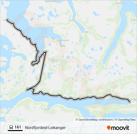161 Bus Line Map