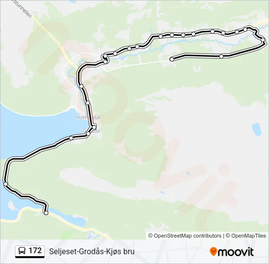 172 Bus Line Map