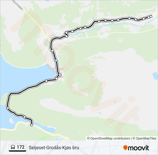 172 Bus Line Map
