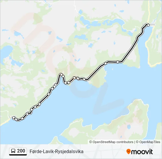 200  Line Map