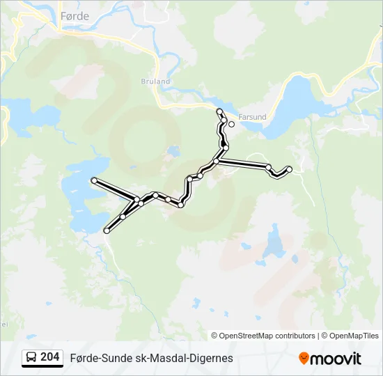204  Line Map