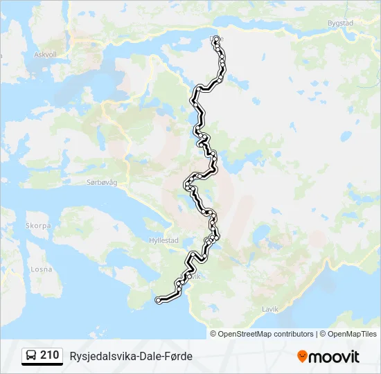 210  Line Map