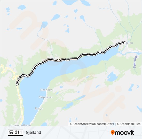 211  Line Map