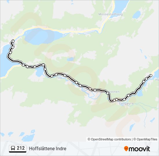 212 Bus Line Map
