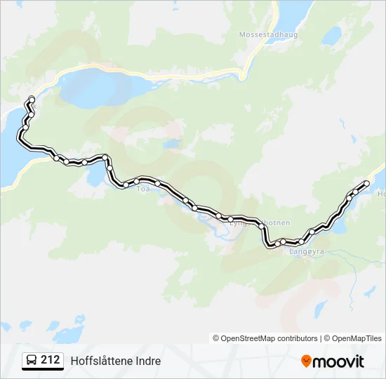 212 Bus Line Map