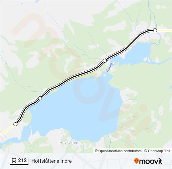 212 Bus Line Map