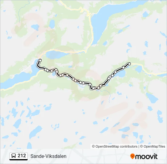 212 Bus Line Map