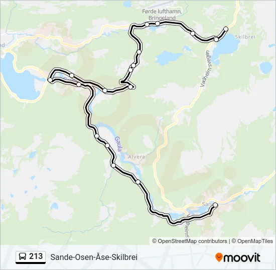 213  Line Map