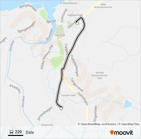 220  Line Map