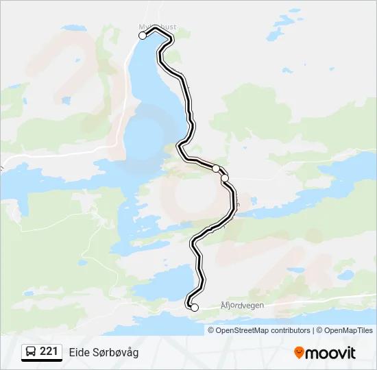 221  Line Map