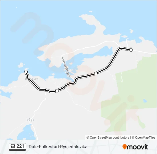 221  Line Map