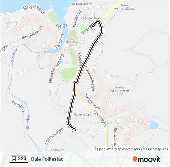 223  Line Map