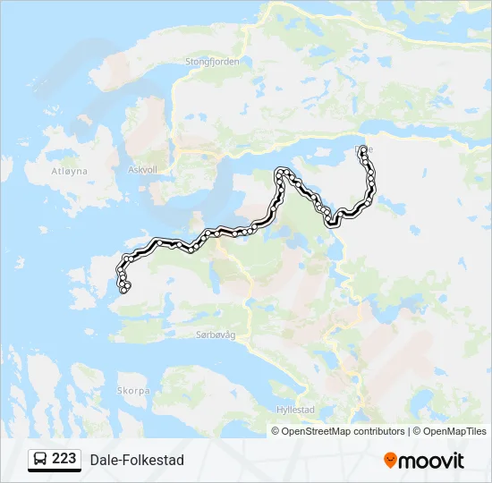 223  Line Map