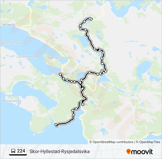 224  Line Map