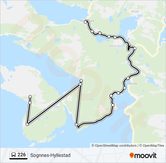 226 Bus Line Map