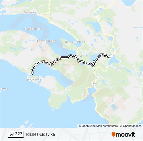 227  Line Map