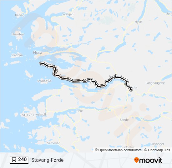 240 Bus Line Map