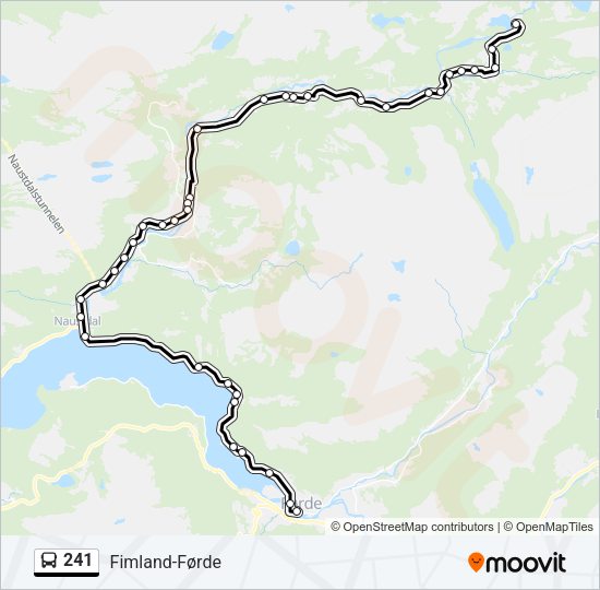 241 Bus Line Map