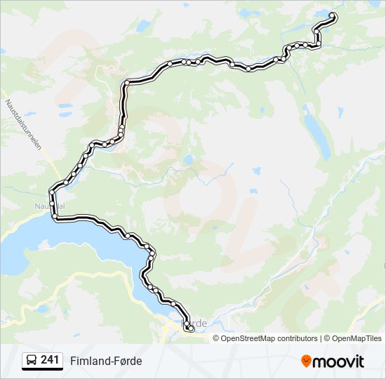 241 bus Line Map