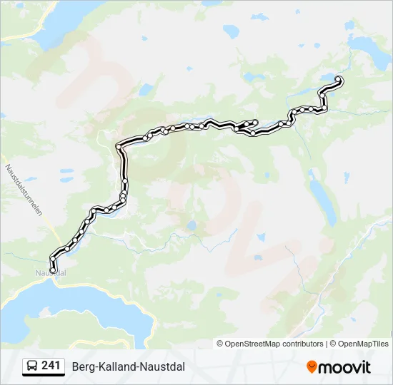 241 Bus Line Map