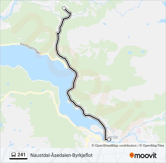 241 Bus Line Map
