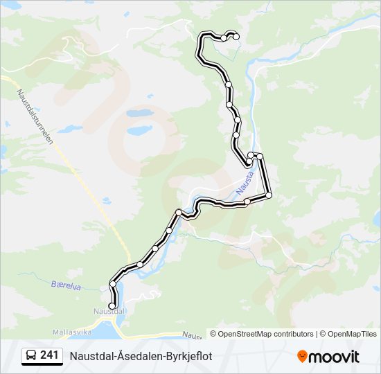 241 Bus Line Map