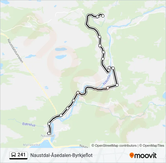 241 Bus Line Map