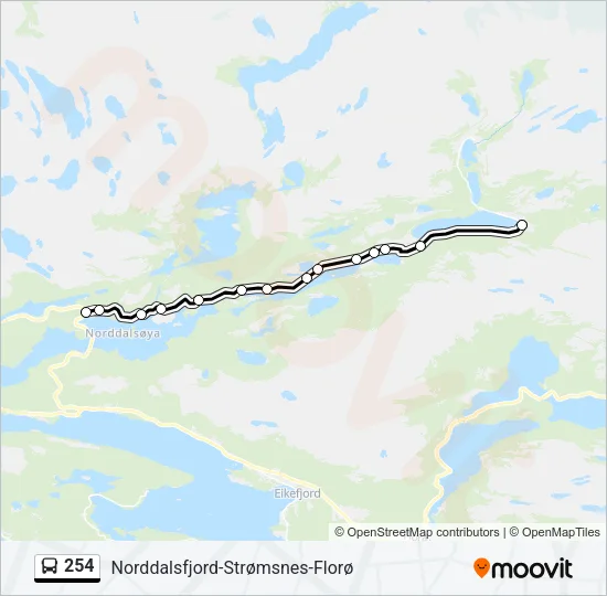 254  Line Map