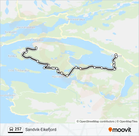 257  Line Map