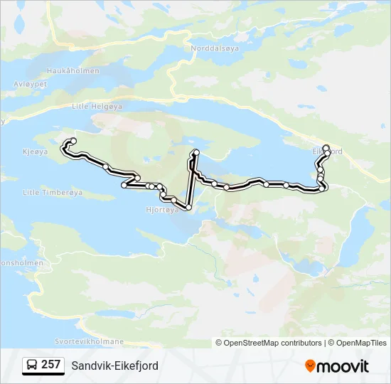 257  Line Map