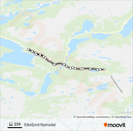 259  Line Map