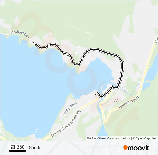 260  Line Map