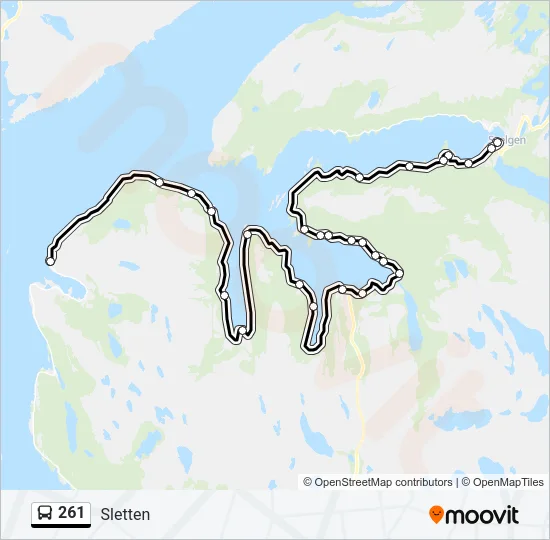 261  Line Map