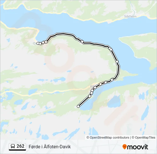 262 Bus Line Map