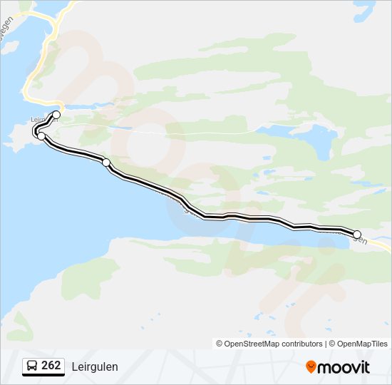 262 Bus Line Map