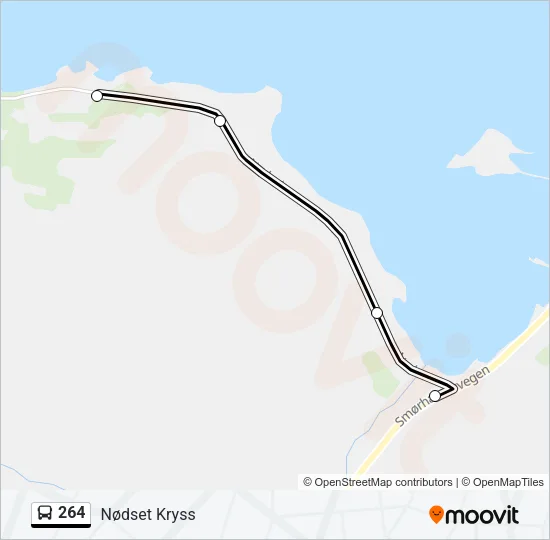 264 Bus Line Map