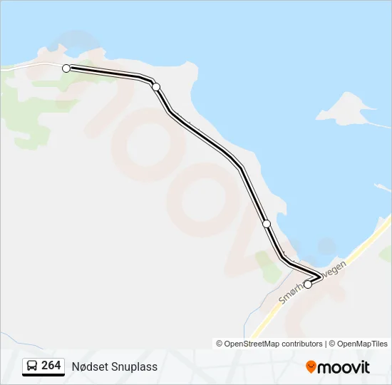 264 Bus Line Map