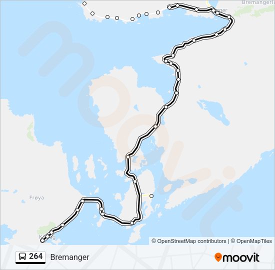 264 Bus Line Map