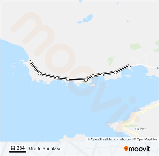 264 Bus Line Map