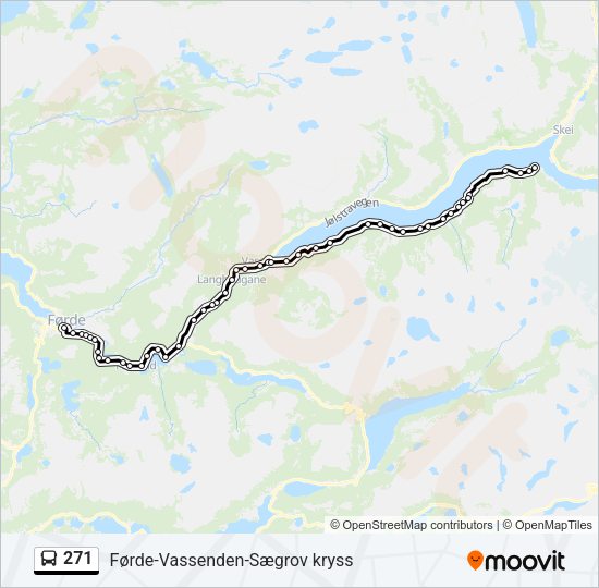 271 Bus Line Map