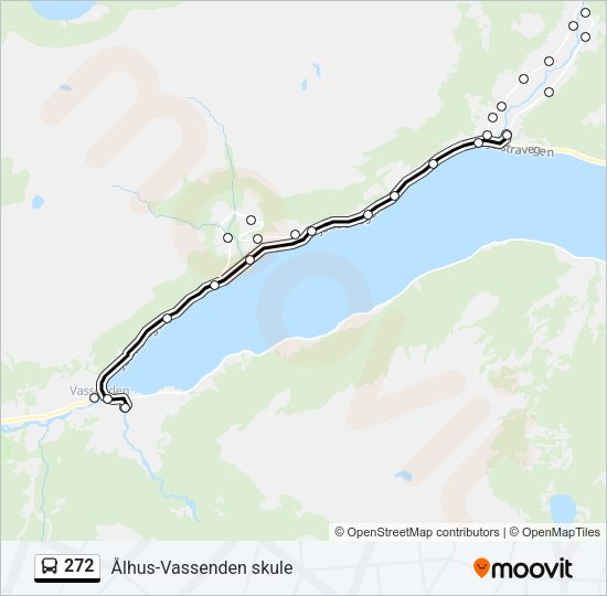 272 Bus Line Map