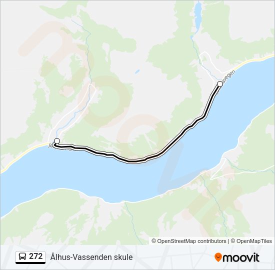 272 Bus Line Map