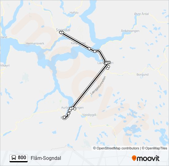 800  Line Map