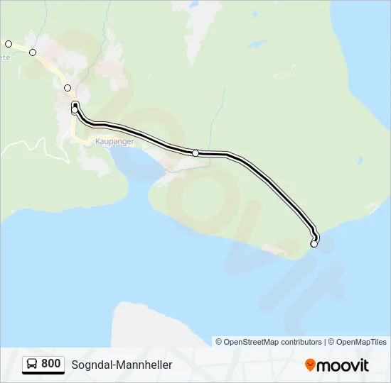 800  Line Map