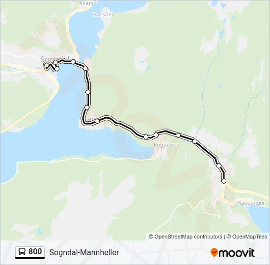 800  Line Map