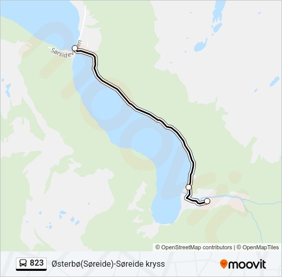 823 Bus Line Map