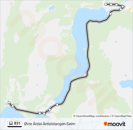 831  Line Map