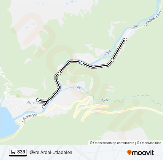 833  Line Map