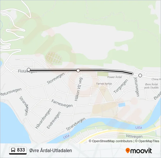 833  Line Map