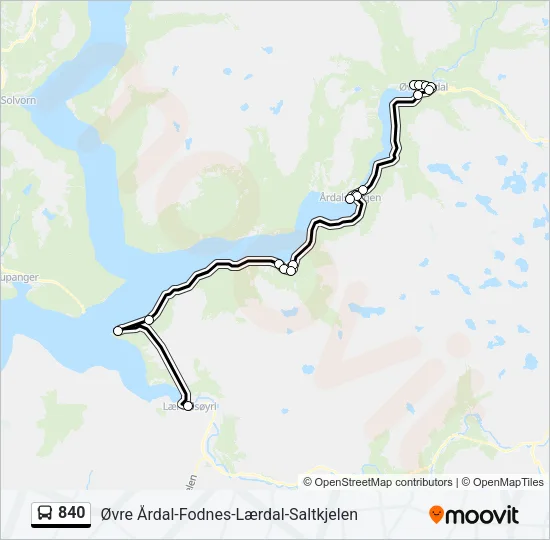 840  Line Map